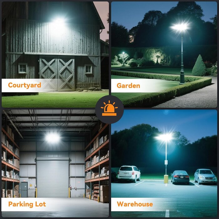 Projecteur LED 600W 60000lm - 3 têtes orientables - Jusqu'à -43%