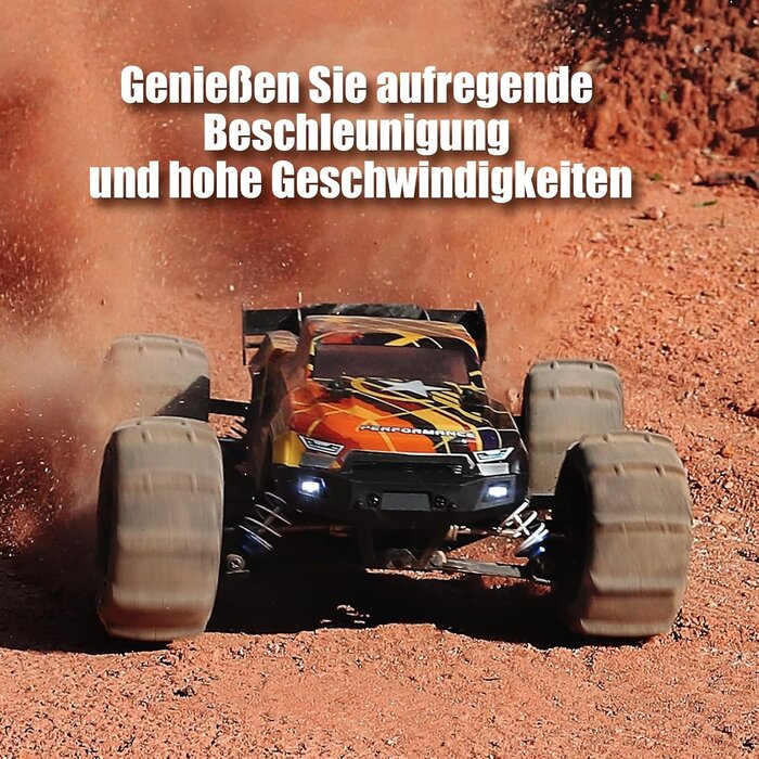 Monster Truck Télécommandé Brushless 1/16 - 48 km/h - Jusqu'à -30% Outlet