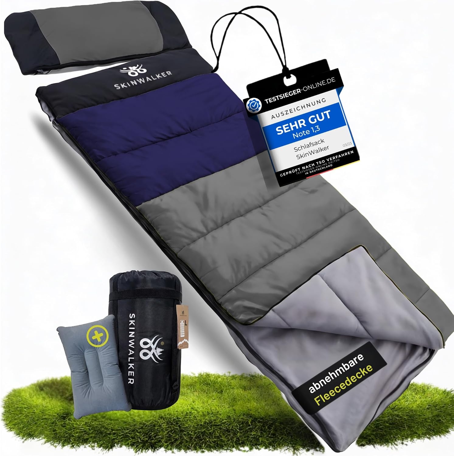 Sac de couchage 4 saisons -20°C avec oreiller - Jusqu'à 34% de remise