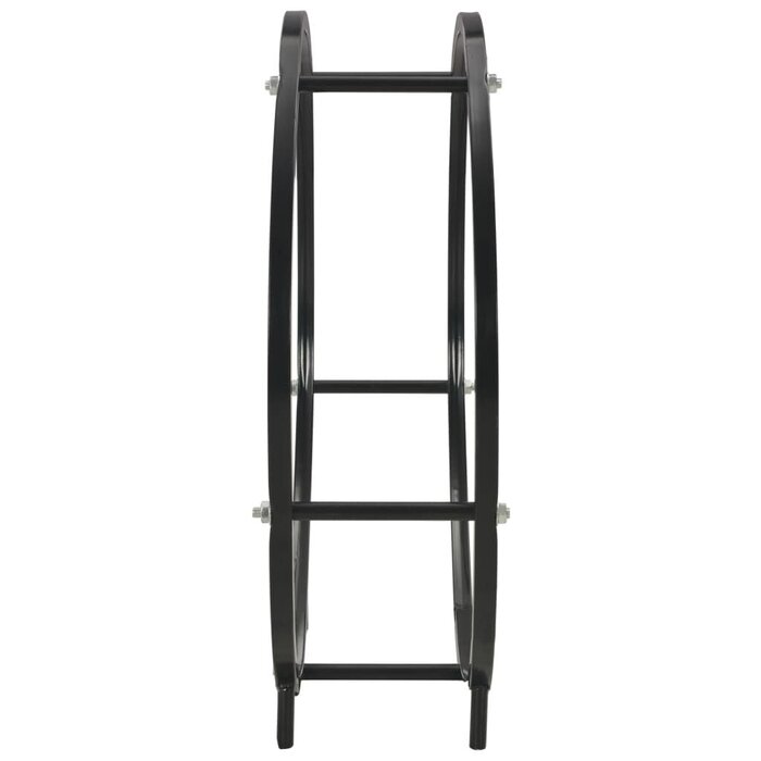 Range-bûches rond en acier noir 70cm - Jusqu'à -32% sur les retours