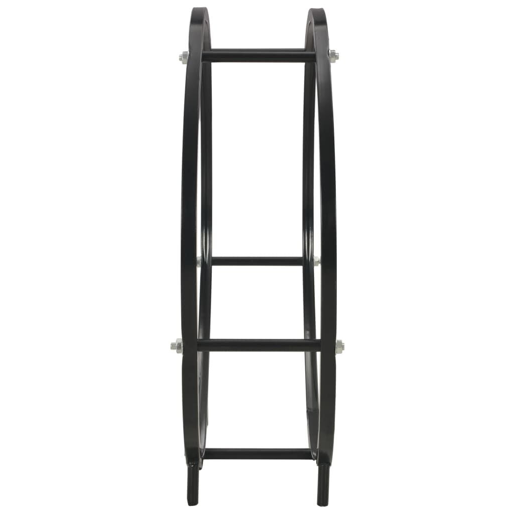 Range-bûches rond en acier noir 70cm - Jusqu'à -32% sur les retours