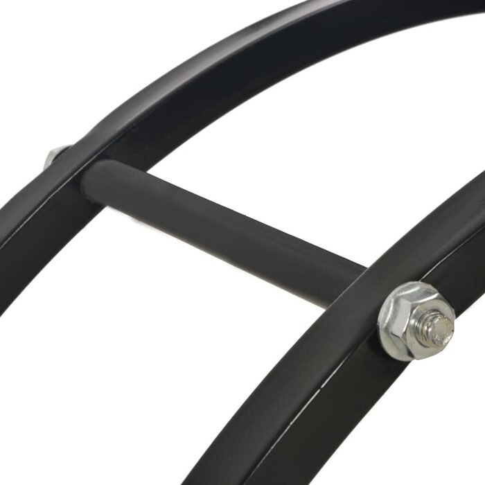 Range-bûches rond en acier noir 70cm - Jusqu'à -32% sur les retours