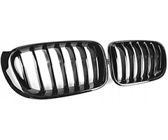 Calandre double haricot pour BMW X3 et X4 - Noir brillant - Jusqu'à -44%