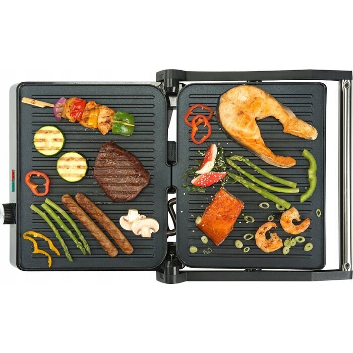Grill Contact & Presse-Panini Inox - Jusqu'à 32,7% de remise