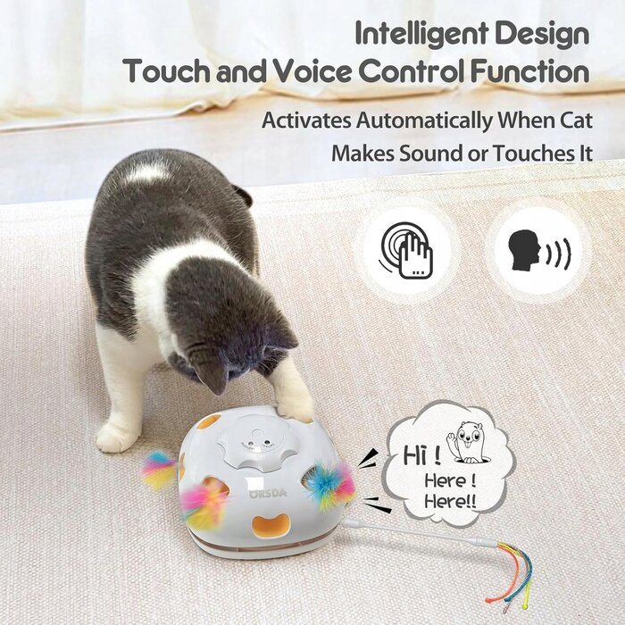 Jouet interactif 4-en-1 pour chat - Jusqu'à 32,5% de réduction
