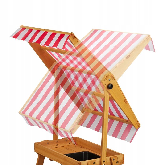 Salon de jardin pour enfants en bois avec parasol - Jusqu'à -33%