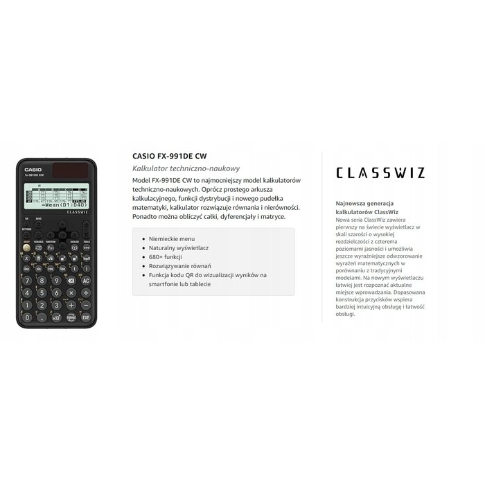 Calculatrice scientifique haute résolution - Jusqu'à -28% sur l'outlet