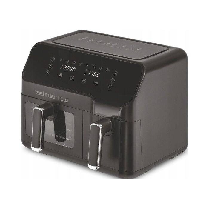 Friteuse à air chaud double bac 9L 2700W - Jusqu'à 35% de réduction