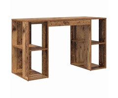 Vidaxl Bureau moderne effet vieux bois 130cm - Jusqu'à -52%