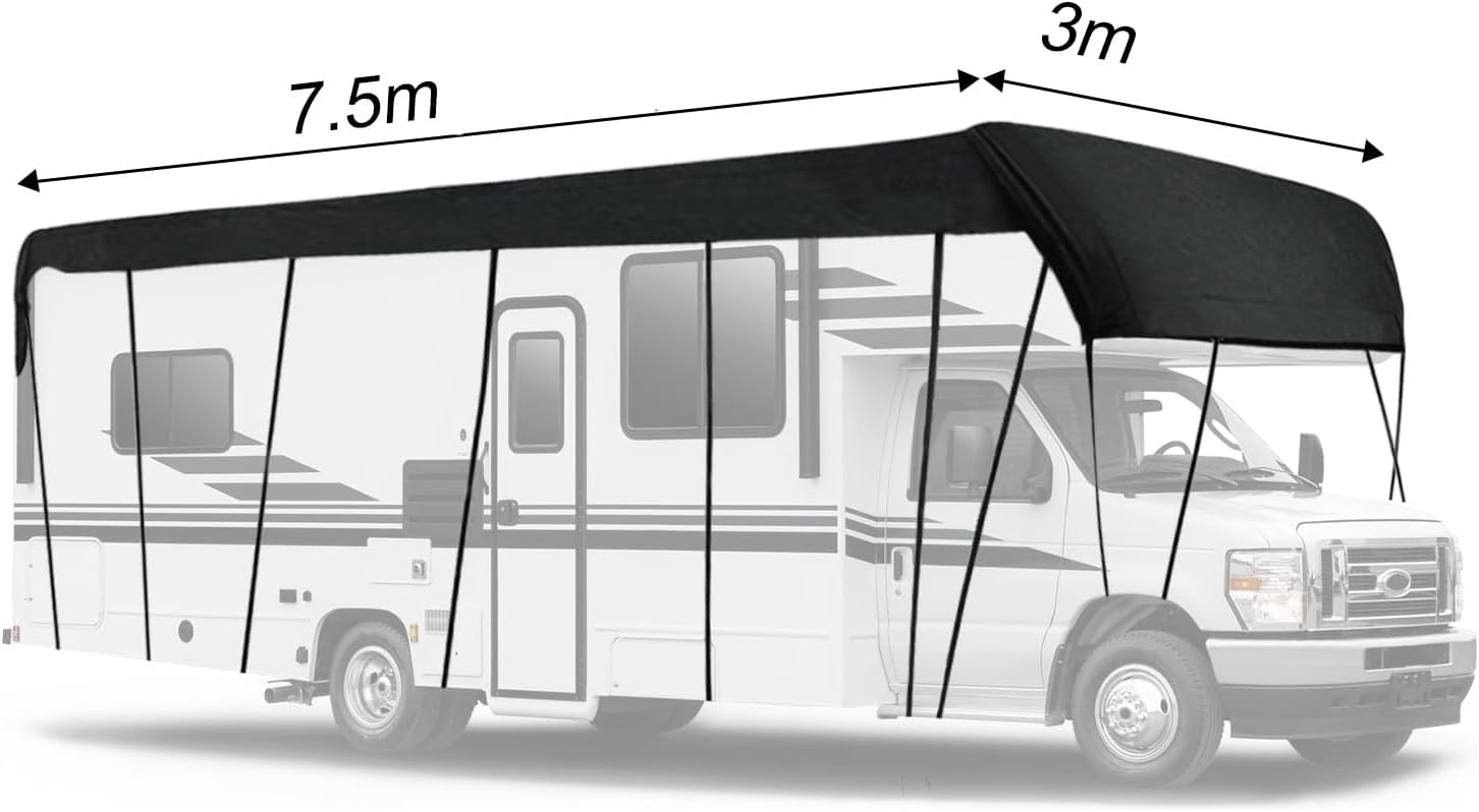 Housse protection camping-car 7,5x3m - Oxford 210D - Jusqu'à 33% de remise