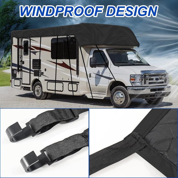 Housse protection camping-car 7,5x3m - Oxford 210D - Jusqu'à 33% de remise