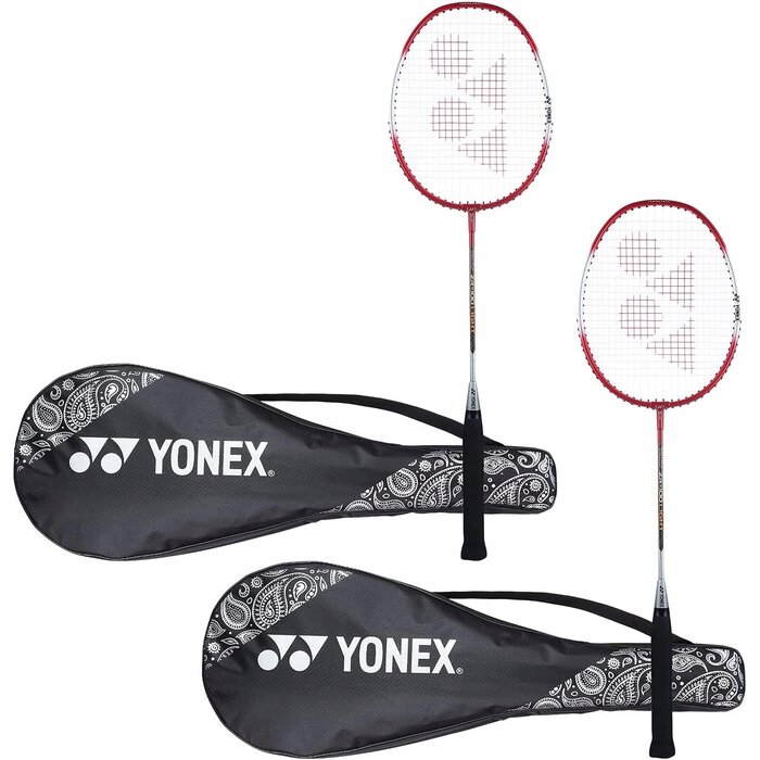 Set de 2 raquettes de badminton légères - Rouge - Jusqu'à 33% de remise