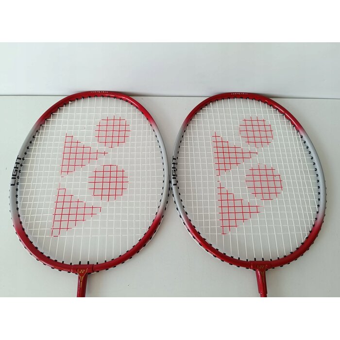 Set de 2 raquettes de badminton légères - Rouge - Jusqu'à 33% de remise