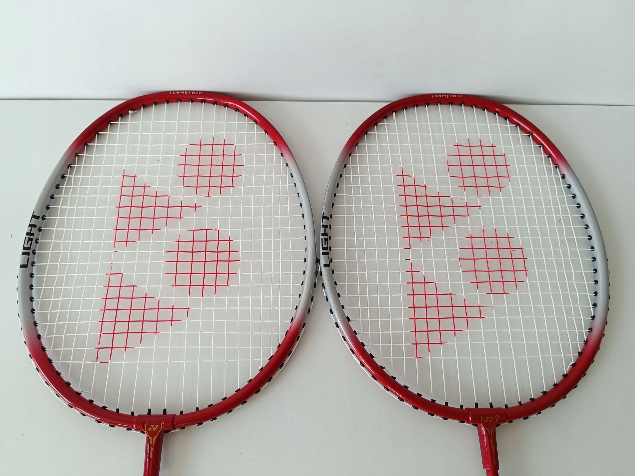 Set de 2 raquettes de badminton légères - Rouge - Jusqu'à 33% de remise