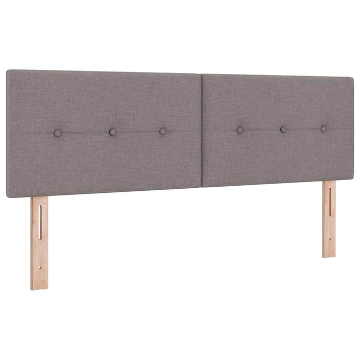Vidaxl Tête de lit réglable 144 cm Taupe - Jusqu'à -34% sur votre achat