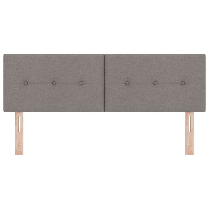 Vidaxl Tête de lit réglable 144 cm Taupe - Jusqu'à -34% sur votre achat