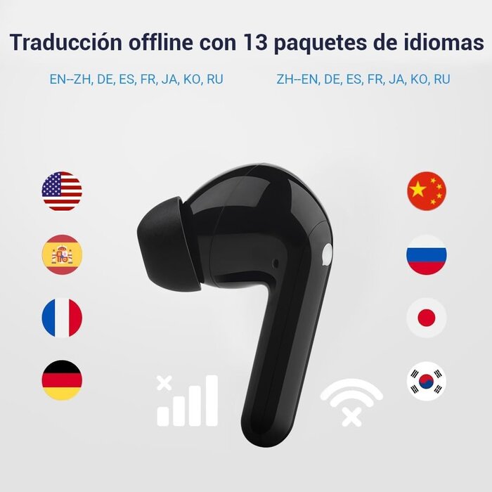 Traducteur vocal instantané - 40 langues - Jusqu'à 35% de réduction