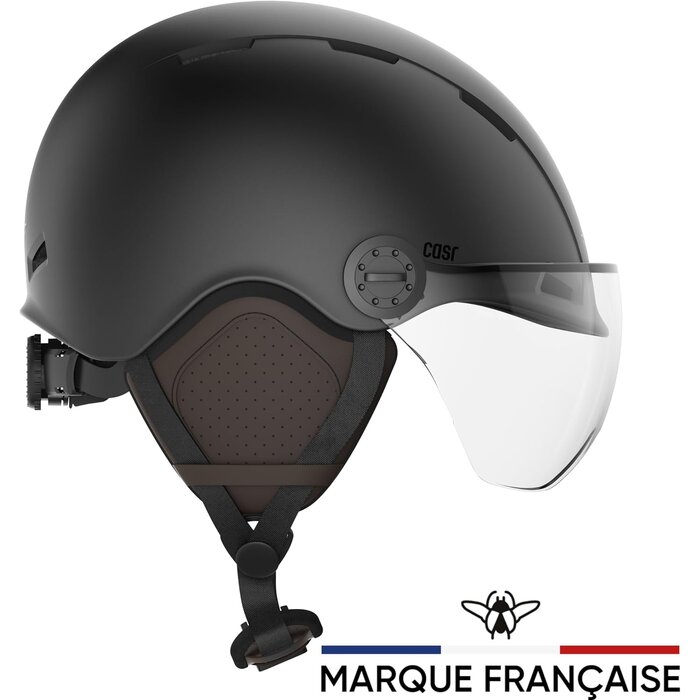 Casque urbain vélo et trottinette - Visière & Oreillettes - Jusqu'à 33% de remise