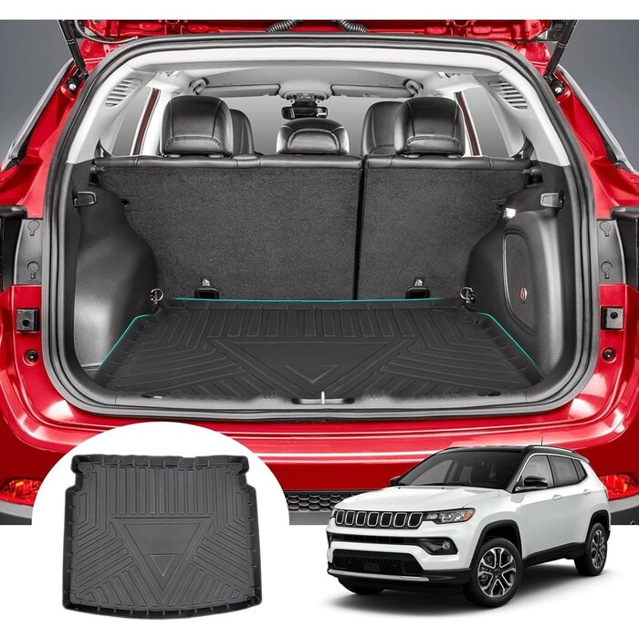 Tapis de sol 3D pour Jeep Compass II (2017-2024) - Jusqu'à 30% de remise