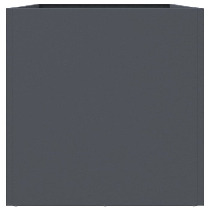 Jardinière en acier anthracite 62x30x29 cm - Jusqu'à -33% sur l'outlet