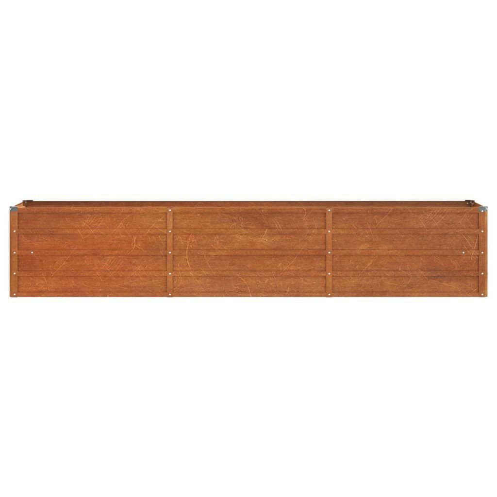 Vidaxl Jardinière en acier Corten 240cm - Jusqu'à -34% de remise immédiate