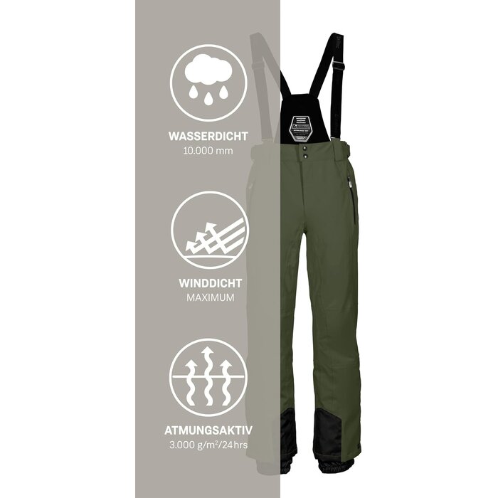 Killtec Pantalon de ski technique homme noir - Taille S - Jusqu'à 30% de réduction