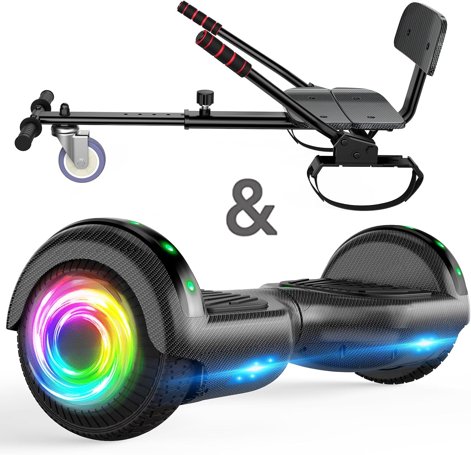 Hoverboard 6,5" et Siège Kart - Jusqu'à 30% de remise