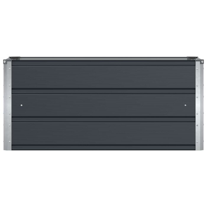 Vidaxl Jardinière en acier anthracite 100x40x45cm - Jusqu'à -33%
