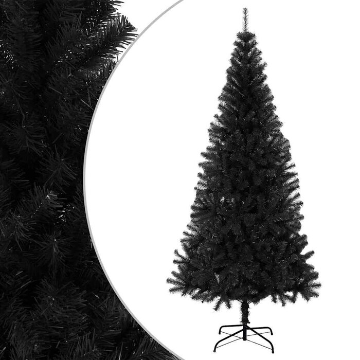Vidaxl Sapin de Noël Noir 210 cm - Jusqu'à 82% de remise
