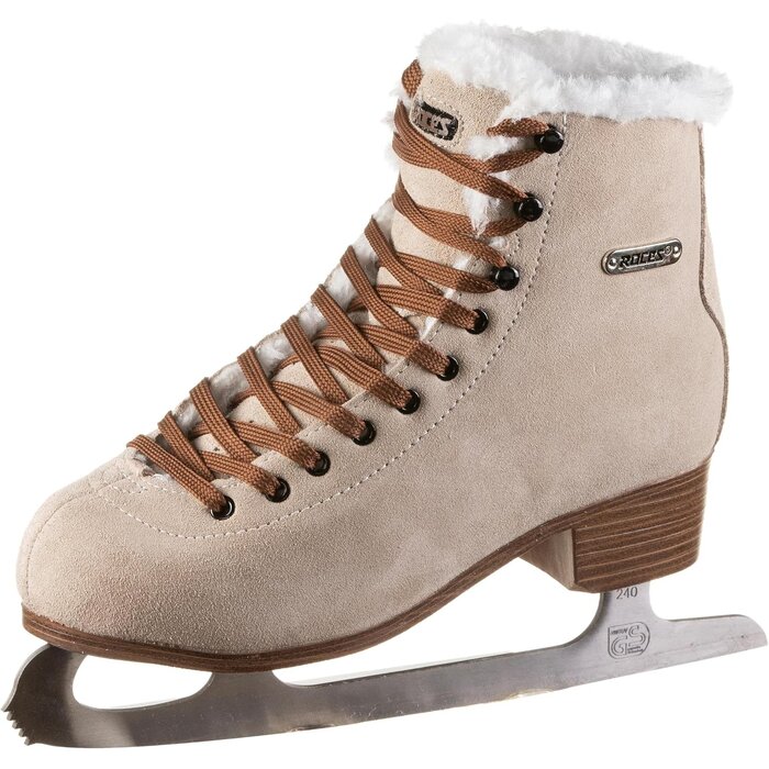 Roces Patins à glace femme suédine et fourrure - Jusqu'à 35% de remise