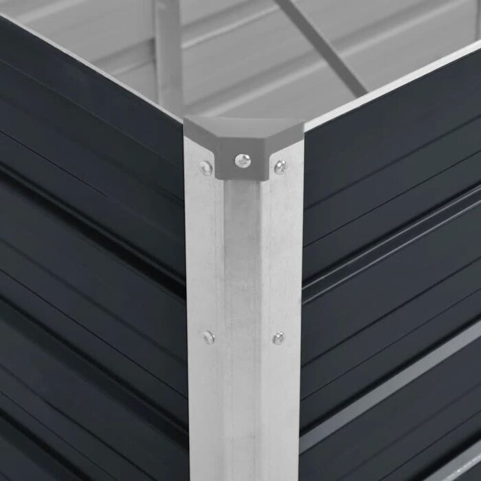 Vidaxl Jardinière surélevée en acier anthracite 100x77cm - Jusqu'à 33% de remise