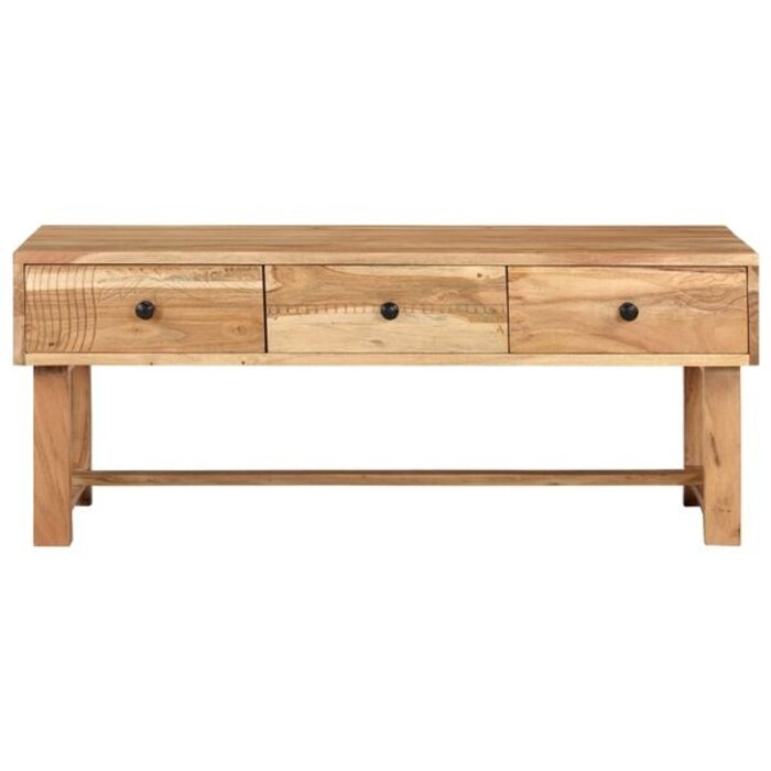 Vidaxl Table basse en acacia massif 100cm - Jusqu'à -60% sur notre sélection outlet