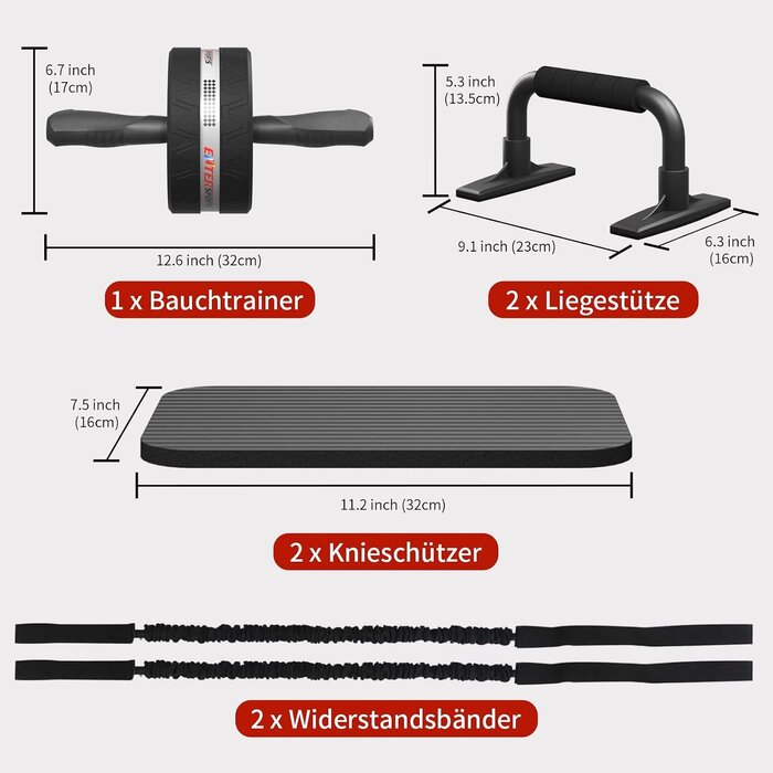 Kit de fitness 6-en-1 : Renforcement abdominal - Jusqu'à -27% de remise