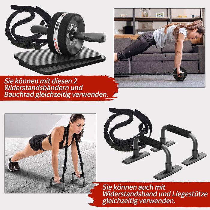 Kit de fitness 6-en-1 : Renforcement abdominal - Jusqu'à -27% de remise