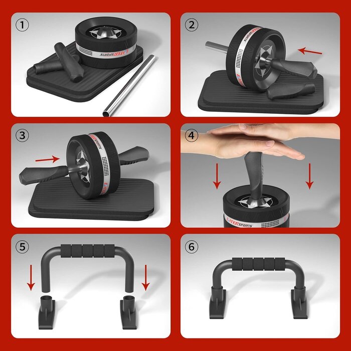 Kit de fitness 6-en-1 : Renforcement abdominal - Jusqu'à -27% de remise