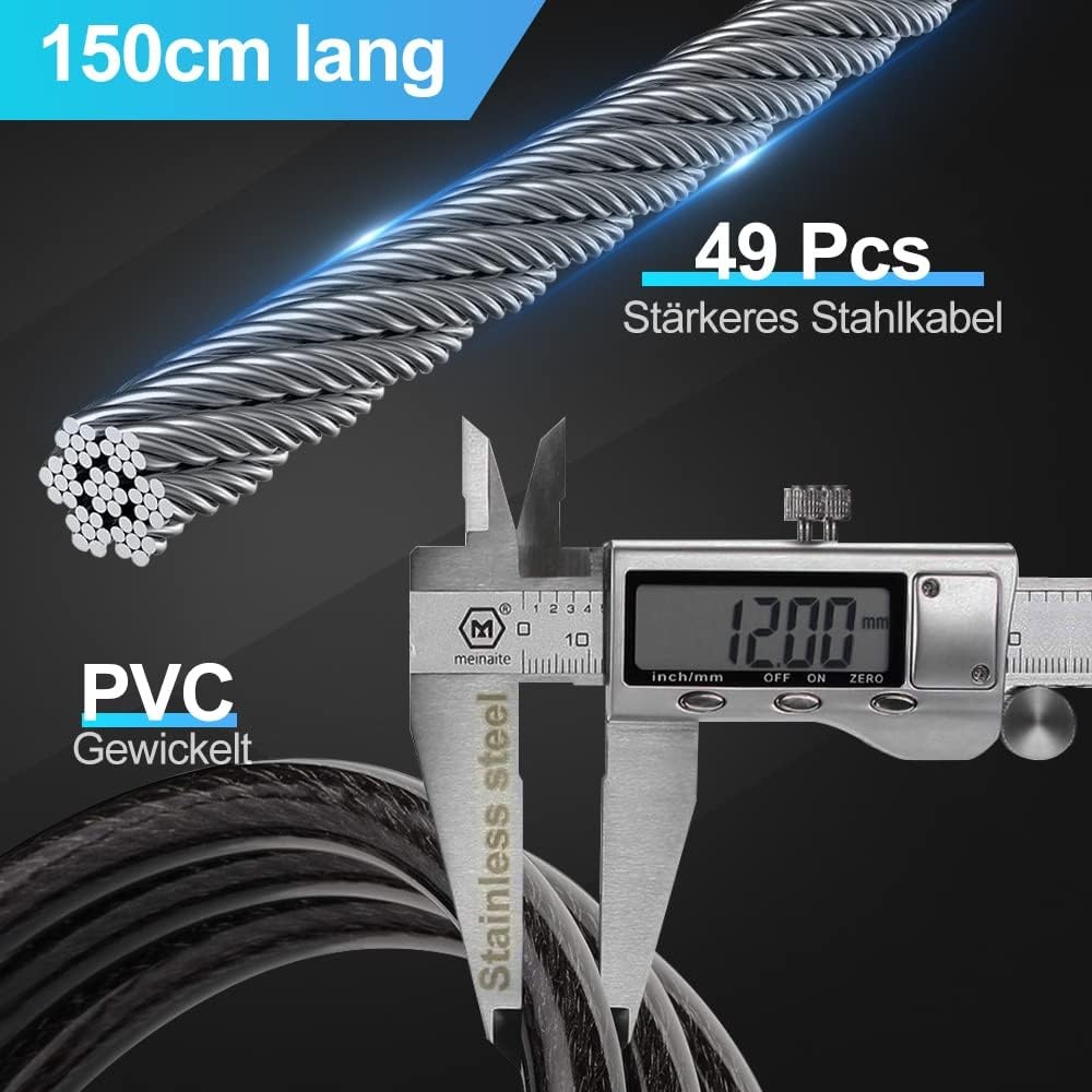 Antivol biométrique 150 cm - Empreinte digitale - Jusqu'à 53% de remise