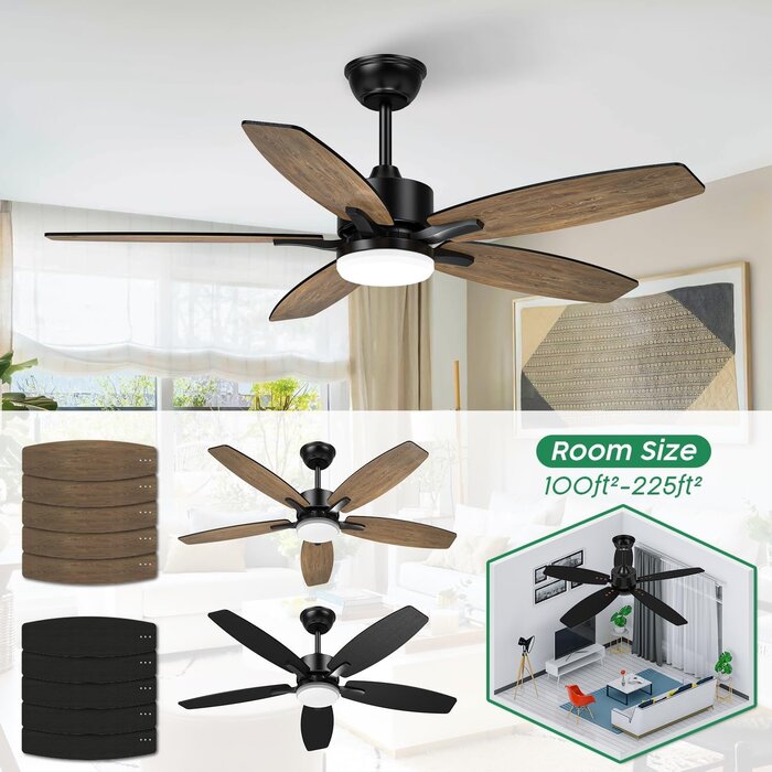 Ventilateur de plafond LED 106 cm - Jusqu'à 34% de remise