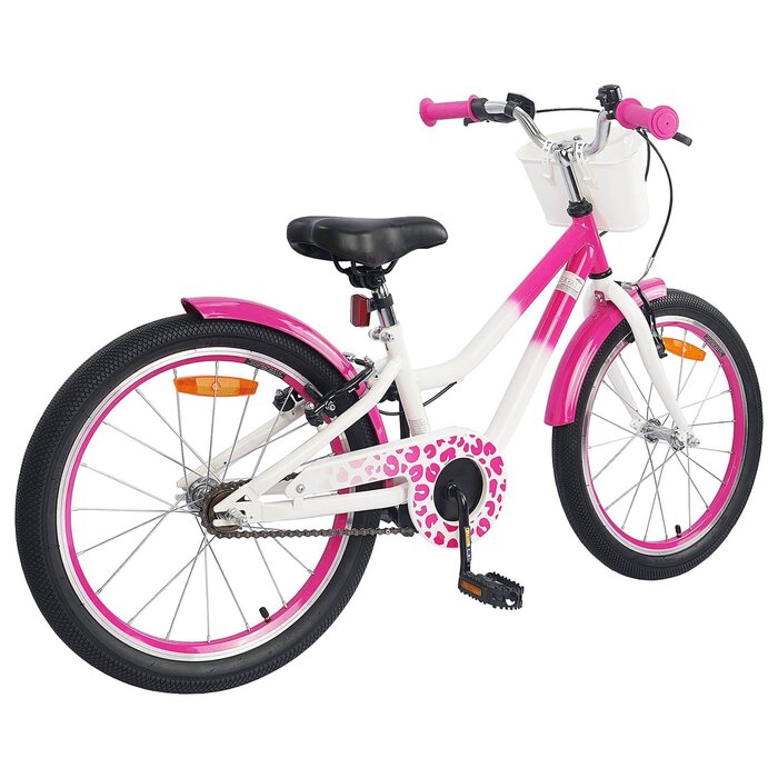 Vidaxl Vélo Enfant 18 Pouces Rose - 5 à 7 ans - Jusqu'à -35%