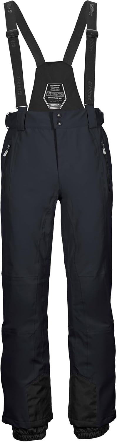 Killtec Pantalon de ski homme à bretelles - Noir - Taille L - Jusqu'à -34%