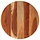 Plateau de table rond en bois d'acacia massif, 60 cm - Jusqu'à 58% de remise