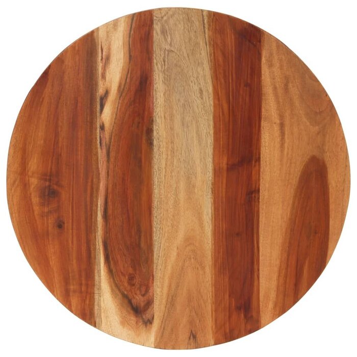 Vidaxl Plateau de table rond en bois d'acacia massif, 60 cm - Jusqu'à 58% de remise