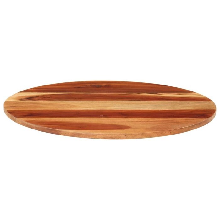 Vidaxl Plateau de table rond en bois d'acacia massif, 60 cm - Jusqu'à 58% de remise