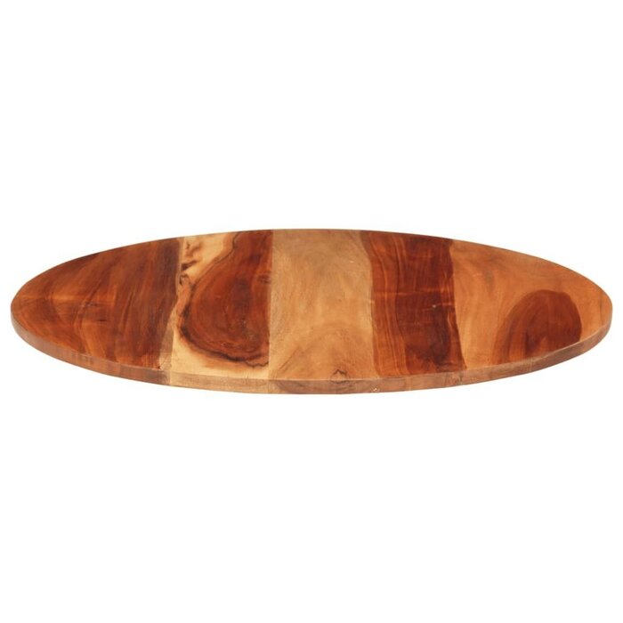 Vidaxl Plateau de table rond en bois d'acacia massif, 60 cm - Jusqu'à 58% de remise