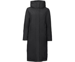 Manteau d'hiver long imperméable femme noir - Jusqu'à -49%