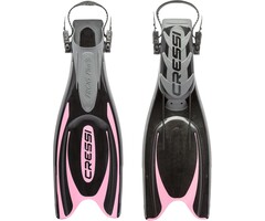 Cressi Palmes de plongée réglables - Noir et Rose - Jusqu'à -52%