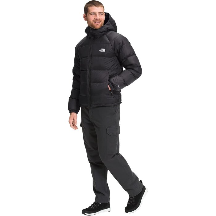 Doudoune à capuche homme, duvet noir, taille M - Jusqu'à 35% de réduction