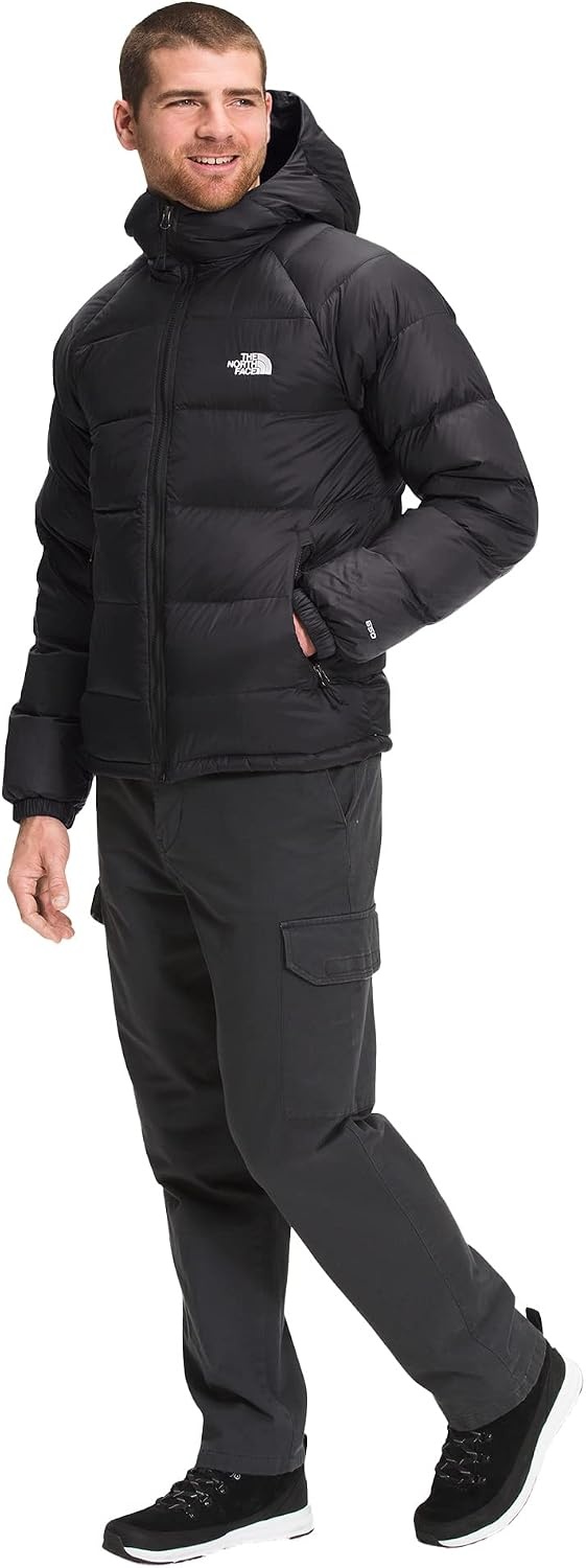 Doudoune à capuche homme, duvet noir, taille M - Jusqu'à 35% de réduction