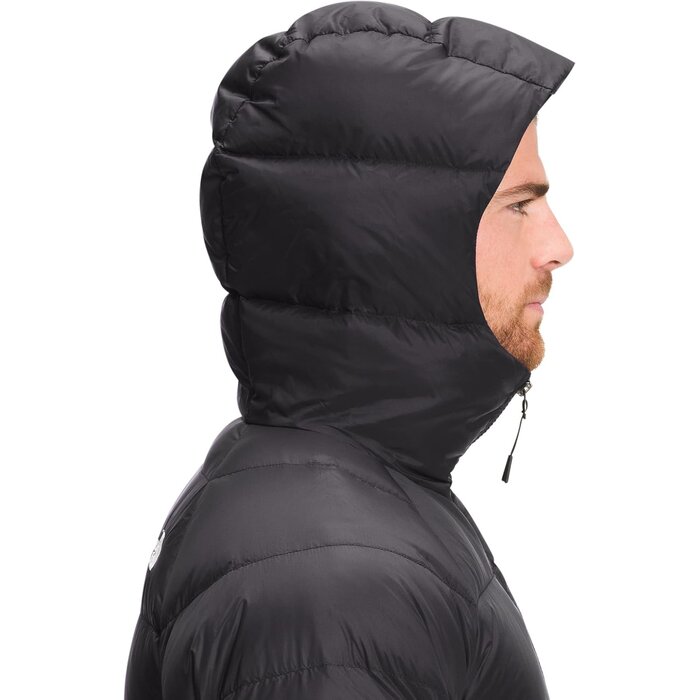 Doudoune à capuche homme, duvet noir, taille M - Jusqu'à 35% de réduction
