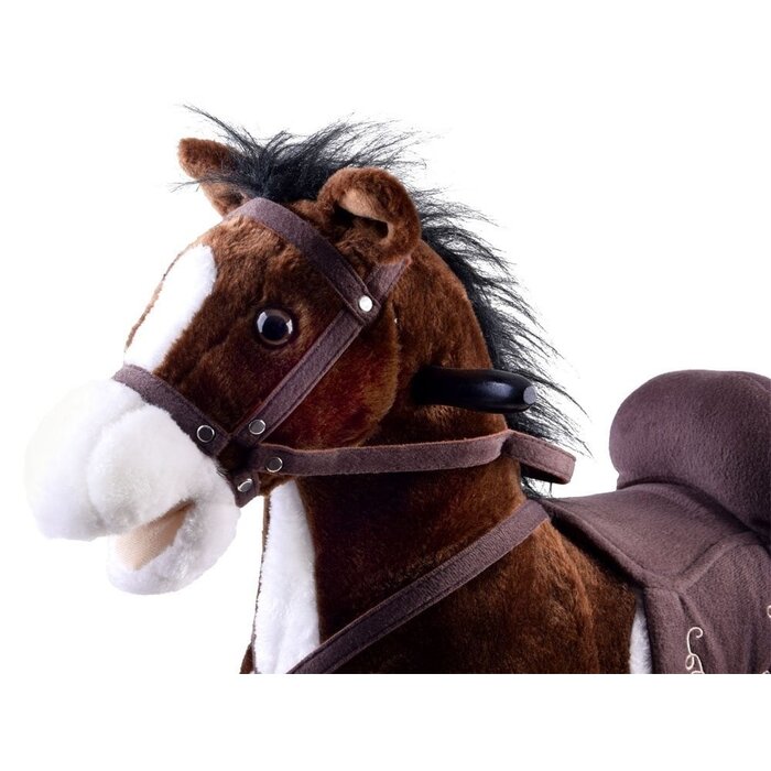 Viking Choice Cheval à bascule interactif en peluche - Jusqu'à -34% de remise