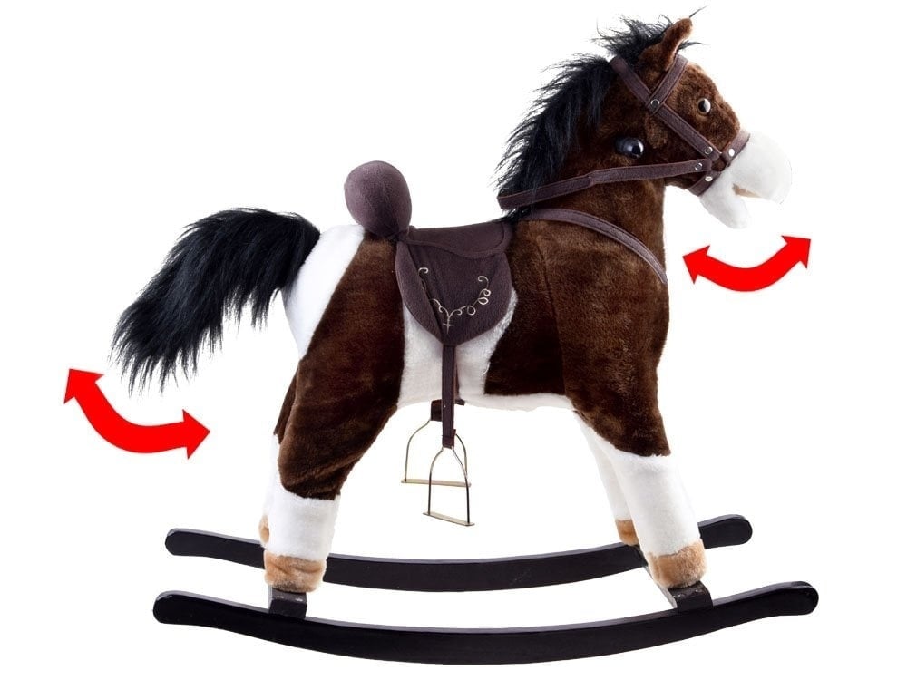 Viking Choice Cheval à bascule interactif en peluche - Jusqu'à -34% de remise